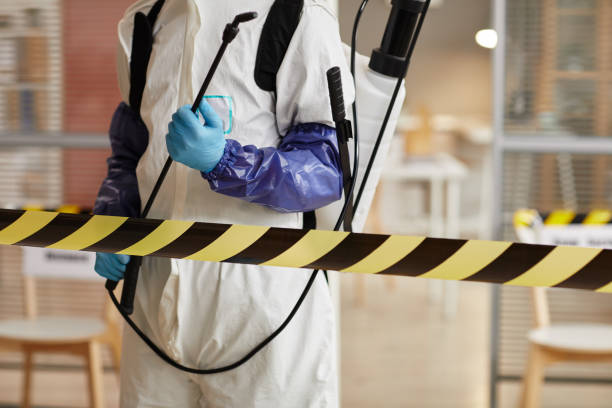 Professional Trauma Scene Cleanup technician working in Farmville, VA